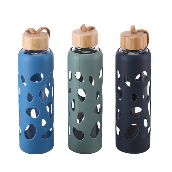 Bulk 16oz Leak-Proof Glass Hydration Bottles | FDA-Approved BPA-Free | Tiered Pricing + Laser Engraving