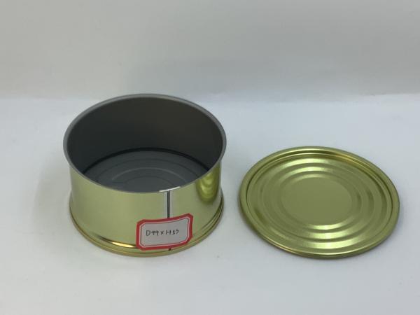 99mm Three Piece Can Food Tin Can D99*H53mm Compact 401# Caliber Food Tin Packing