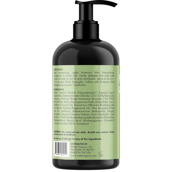 Hair Strengthening Rosemary Mint Conditioner Biotin Shampoo 12oz