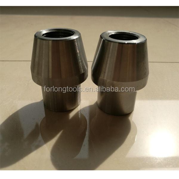 1.373 Diamètre Grand bout LH Tube d'acier Femme Fin soudé Bung pour 5/8-18 LH fils Année Universal fil de filetage 11/16 -18