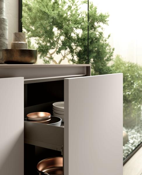 Casa Mobiliário Madeira Full Modern Pantry Design de armazenamento Set armários de cozinha