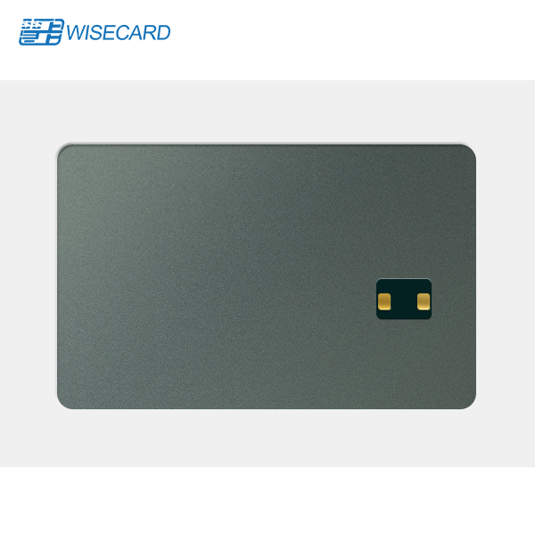Карта металла двойного интерфейса визитной карточки металла WCT Wisecard Magstripe подгонянная