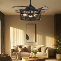 Ventilateur de plafond économe en énergie à commande à distance Ventilateurs de plafond de style industriel pour la maison
