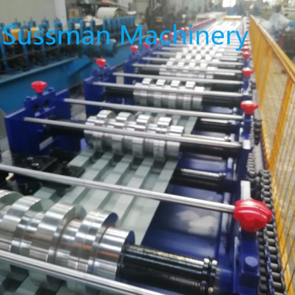 3 Tons Decoiler 0.4mm Color Steel Aluminum Long Grid Standing Seam Roofing Machine