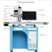 Fiber / CO2 / UV Laser Marking Machine With Visual Positioning System CCD Camera