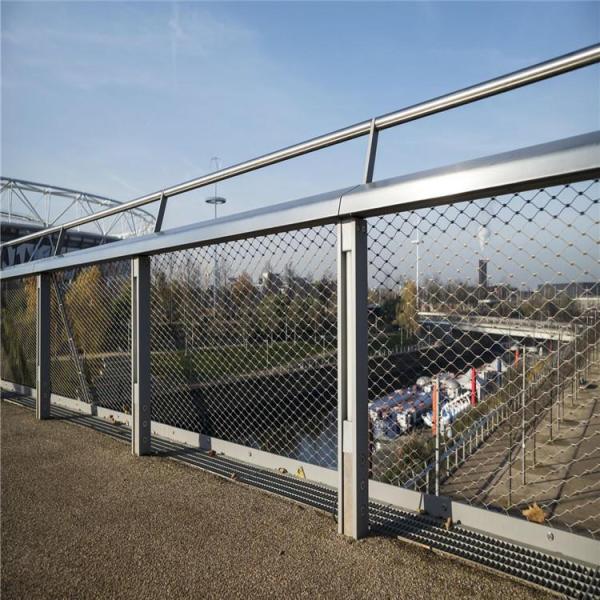 High Intensity SS 316 Wire Mesh Fence Stainless Steel Easy Maintenance