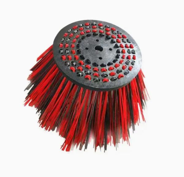 PP Mixed Flat Steel Wire Road Sweeper Side Broom Street Sweeping Brush