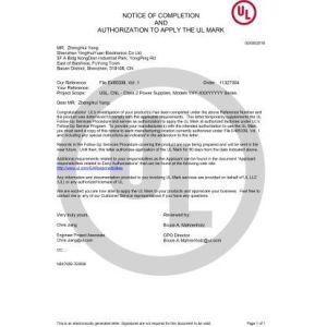 Jiaxing Chengtai Mirror Co., Ltd. Certifications