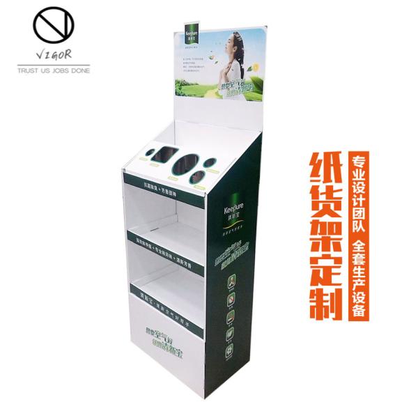 Commercial Sectional Display Furniture for Supermarket Advertising PVC Shelf Display