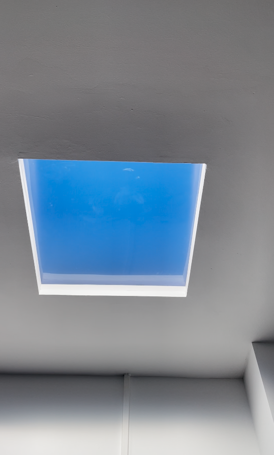 LED Fake Skylight with  Featuring Voice and Remote Control for Interior Lighting