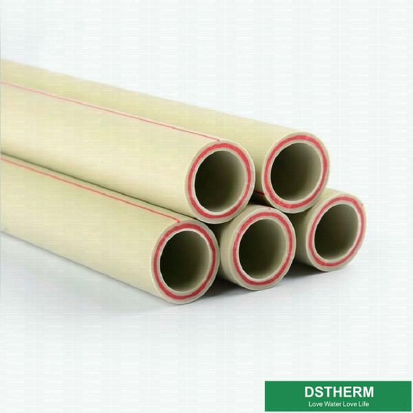 PPR Fiberglass Composite Pipe Furring Resistance For Cold / Hot Water Supply