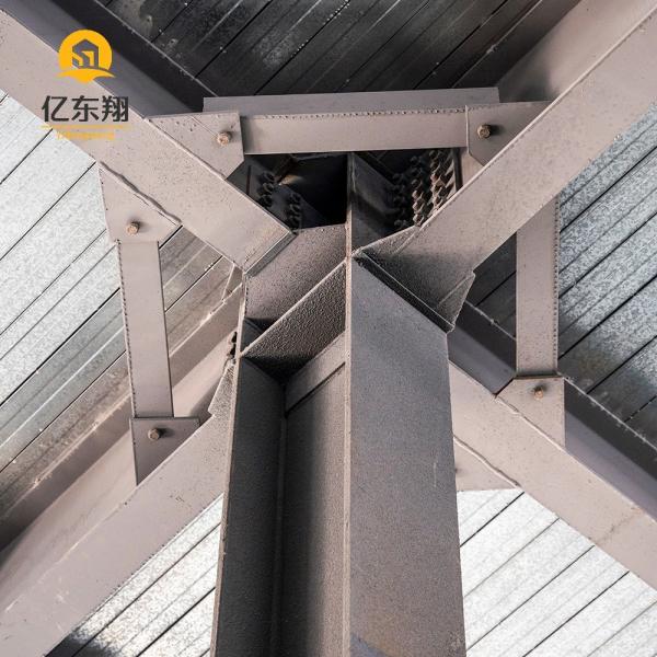 Estructura de acero Q235B/Q345B para hangar con 36m de luz, edificio prefabricado