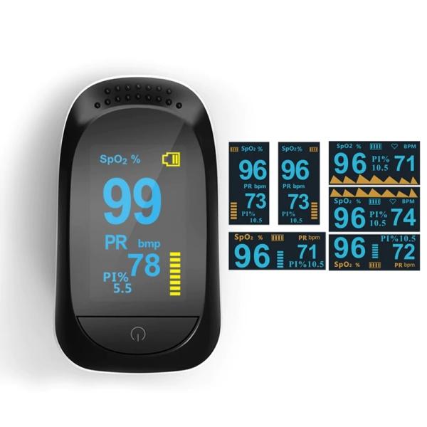 Blood Oxygen Saturation Monitor Digital Pulse Oximeter Medical Fingertip Oximeter