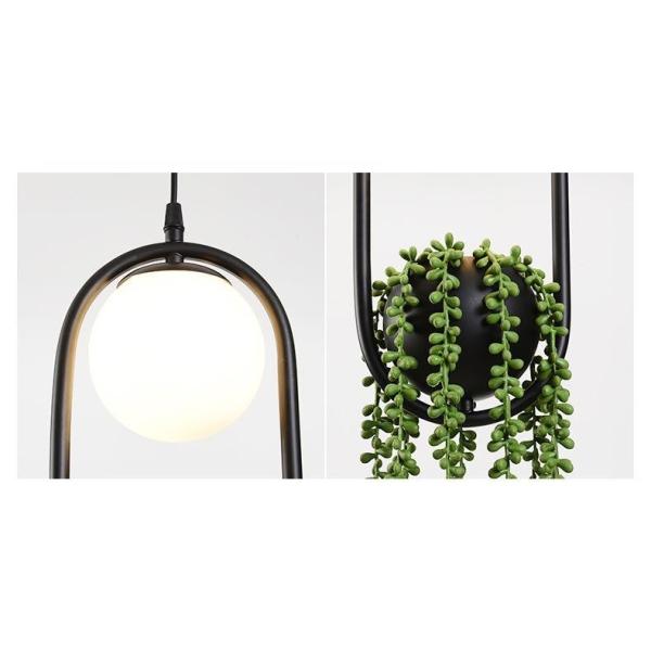Nordic Vintage Plant Chandelier Iron Art Personality Creative Aisle Restaurant Cafe Bar Chandelier