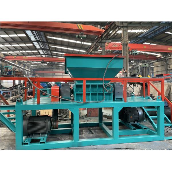 Multifunctional Waste Rubber Shredder Machine for Soft Rubber Products and Double Hob