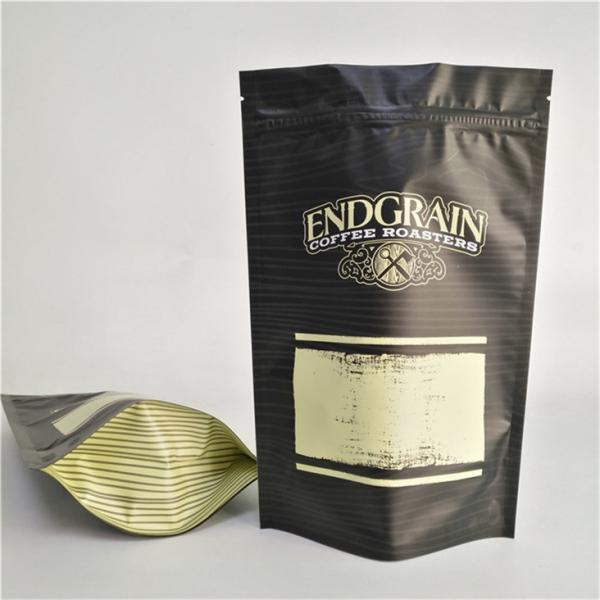 Storage Custom Logo Printed Stand Up Zipper Pouch Resealable Plastic Food Seal Coffee Bag