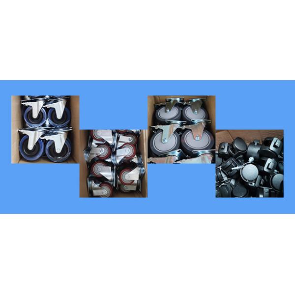 Плоская плита шарнирного соединения проступи ISO9001 колеса рицинуса шарнирного соединения 6 дюймов для тележки