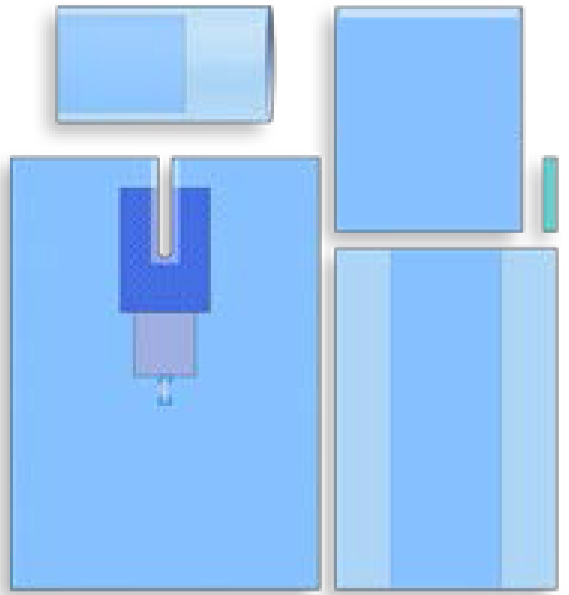 Hospital 40g 60g ENT Sterile Surgical Packs For Eye Ear Nose Throat