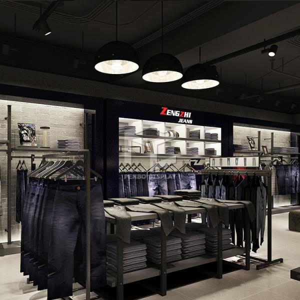 ODM Redecorate Folded Shirt Clothing Shop Display Furniture Morden Style