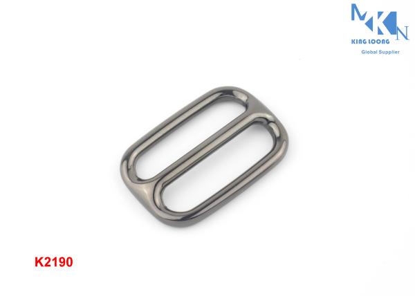Slider Center do ajustador da correia do metal, de metal do OEM ou do ODM curvaturas para sacos
