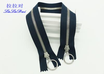 Euro Teeth Two Way Open End Metal Jacket Zippers 26 Inch Black Tape 10 # Customized
