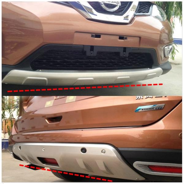 Parties détachées de véhicule Protecteur de pare-chocs avant et arrière pour NISSAN X-TRAIL 2014