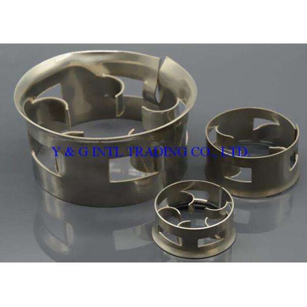 Lower Pressure Raschig Super Ring , Metal Tower Packing For Common Decompression