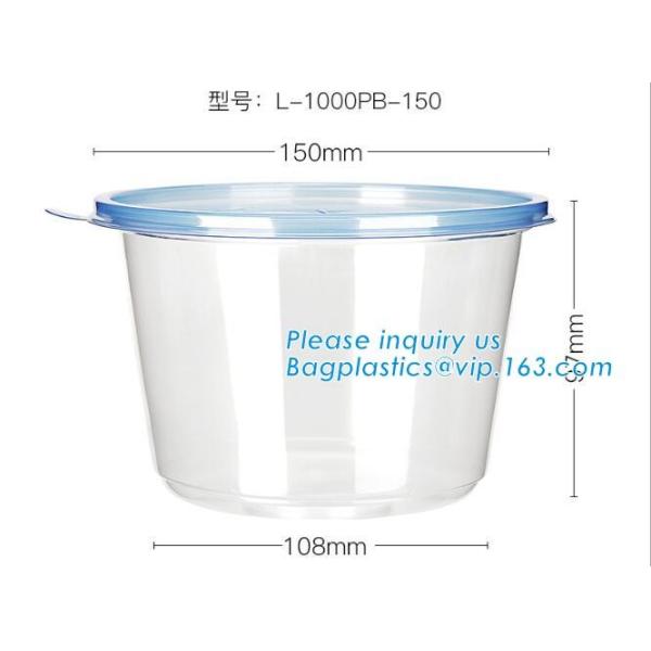 Коробка бенто пластикового устранимого пластикового взятия качества еды отсутствующая с 4 отсек, пищевой контейнер контейнеров пластиковый течебезопасный