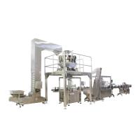 1kg bouteille peut pot Noix de haricots granule machine automatique de remplissage et d'emballage