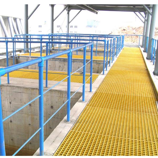 Industrial Outdoor Steps Safety Handrails Insulated Fiberglass Anti-aging FRP Handrails