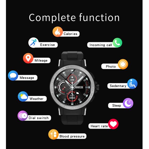 OEM Missyou Ze19 GPS Smartwatch Multi Sports Blood Pressure Blood Oxygen Smart Watch