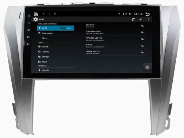 Ouchuangbo car dvd stereo pure android 4.4 for Toyota Camry 2014-2015 with gps navigation big screen AUX  SWC