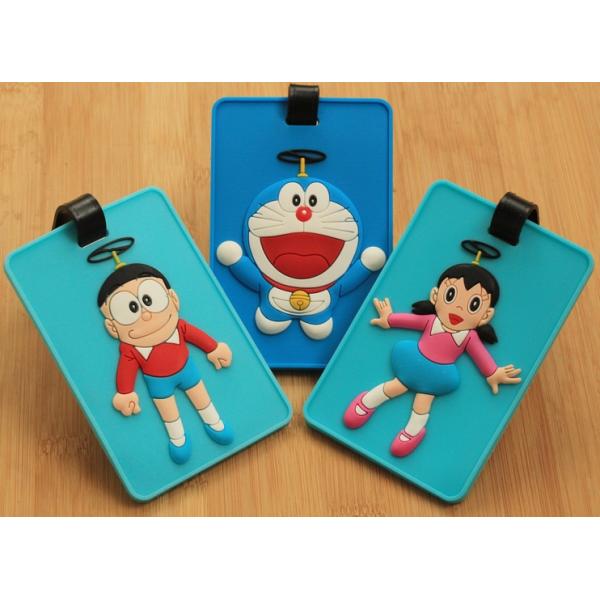Promotional Custom Logo Travel 3D Soft PVC Luggage Tag, Personalized Rubber Airline Bag