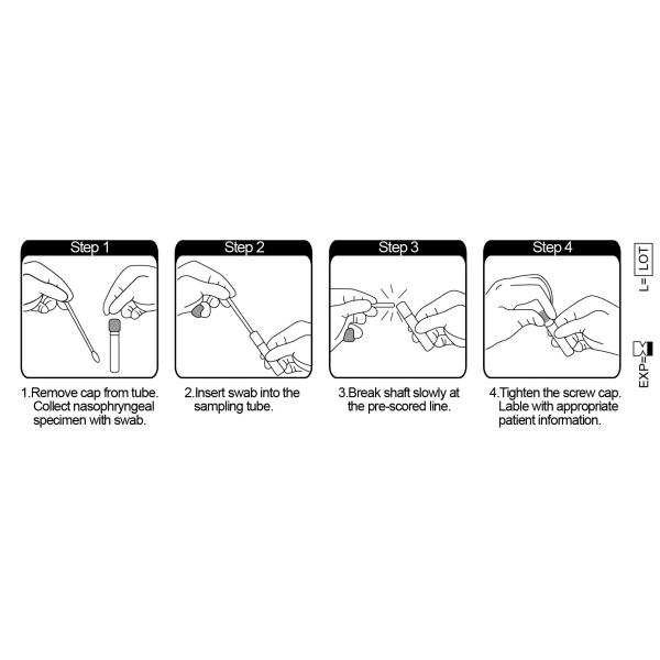 набор вирусного перехода ЛЮБИМЦА 3ml 5ml средний для собирать образец вируса COVID-19