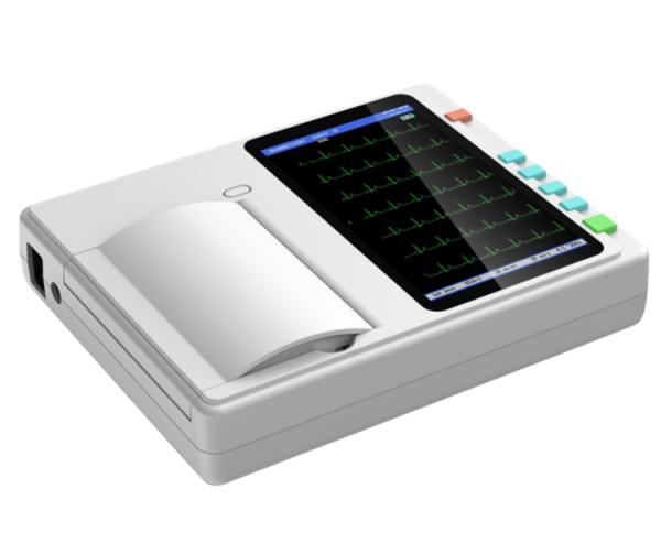 6-Channel EKG Machine 7 Color LCD 1850mAh Battery For Optimal Performance