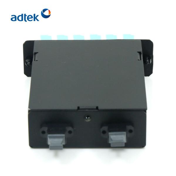 OM3 Fiber Optic Cassette Module , HD 12 Ports 24 Fiber Patch Panel Cassette