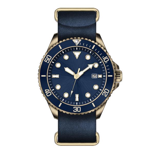 Sandblasted Mens Automatic Wrist Watches , PVD plating black steel strap watches