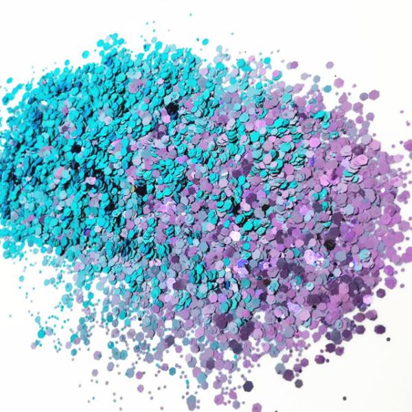 Cosmetic Chameleon Glitter Nails Decoration for Chinese Year Occasion Shifting Color Glitter Mixes