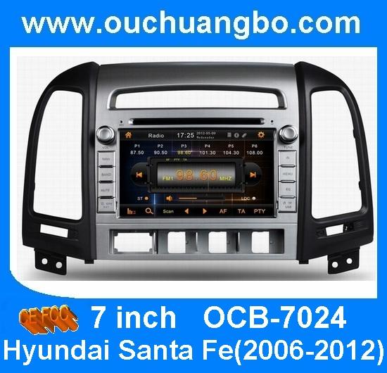 ouchuangbo dvd player for Hyundai Santa Fe 2006-2012 with TV iPod video auto accessories OCB-7024