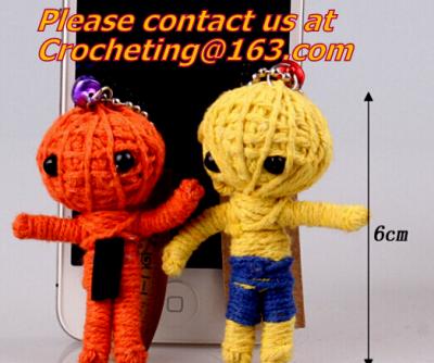 Crochet Doll toys knitting wool stuffed doll toy for phone Accessories Children toy