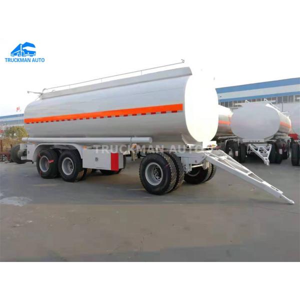 25000 Liter Draw Bar Fuel Oil Tank Trailer For Chemical Liquid Transport