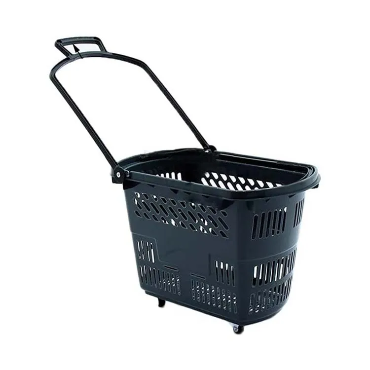 cesta de compras de frutas y verduras de gran capacidad Cesta de picnic para supermercado