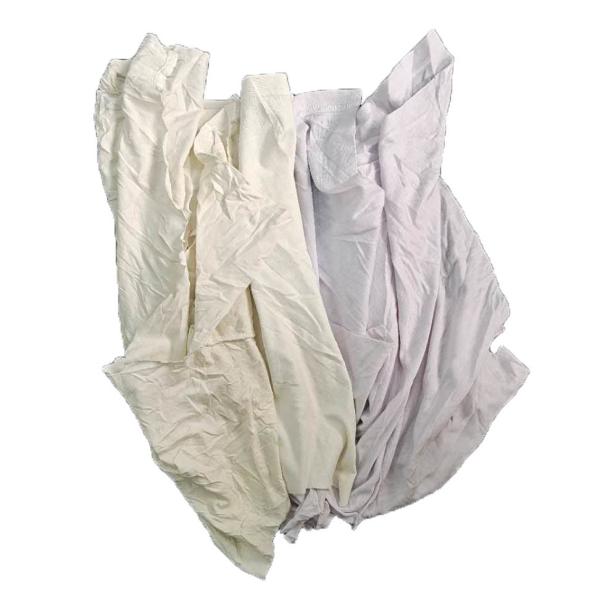 o algodão 10kg/Bale de 25Cm 95% recuperou a camisa Rags do algodão T