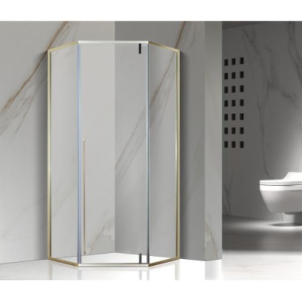 900x900mm Dimond Shape Corner Shower Stall Normal Temperature Storage