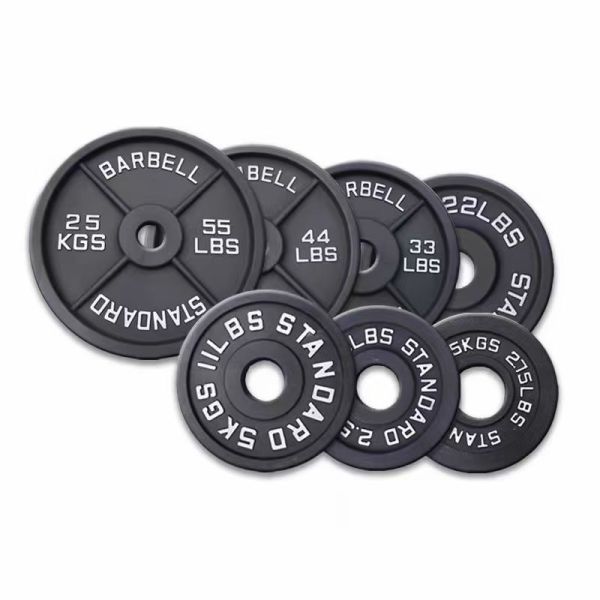 Home Gym Cast Iron Barbell Professional Weight Plates Set Strength Training Fitness Equipment Adjustable Wholesale Professional Cast Iron Barbell Home Gym Equipment Cast Iron Weight Plates