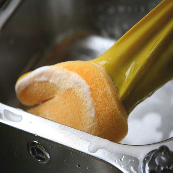 Водоустойчивое сопротивление высокой температуры перчаток губки Дишвашинг