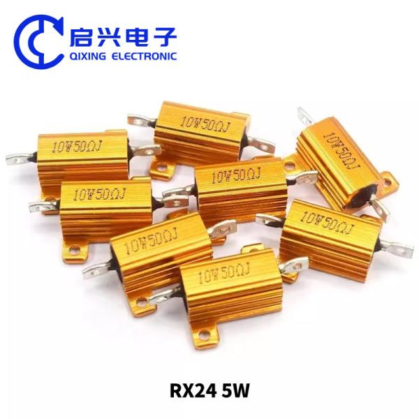 RXG24 Wirewound Resistor 10W 12ohm Gold Aluminium Shell Resistor