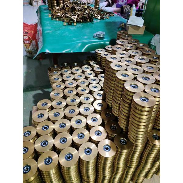 Колеса ворот паза v 2 дюймов стальные, свертывая колесо следа 48mm ворот