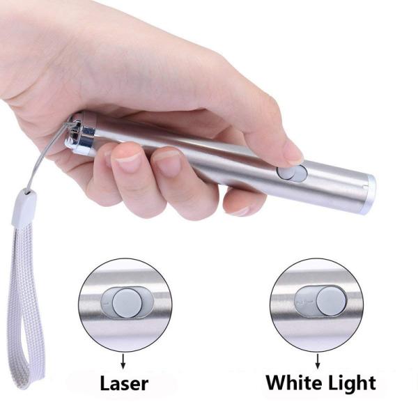 Stainless Steel Promotional Laser Cat Teasing Stick Logo Customized