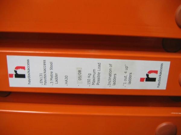 Powder Coated Safety Aluminium Scaffolding Ladder Straight For Industrial